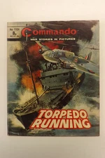 COMMANDO COMIC WAR STORIES IN PICTURES No.1104 TORPEDO RUNNING 1977 GN5064