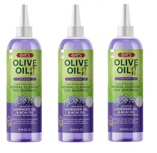 BL Ors Olive Oil Shampoo Dry Herbal Cleanse Lavender Oil 8oz X 3 Packs