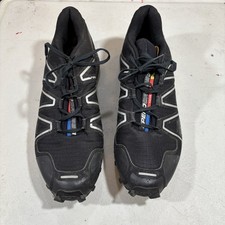 Salomon Speedcross 3 Black/Silver 127609 Trail Shoes Size 11