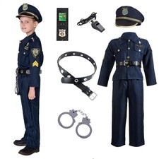 Dress Up America Police Costume For Boys - Cop Uniform Costume for Kids
