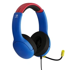 PDP Gaming AIRLITE Stereo Wired Headset with Mic for Nintendo Switch - Blue