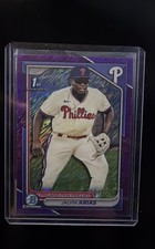 2024 Bowman Chrome - Prospects Jalvin Arias #BCP-226 Purple Shimmer Refractor...