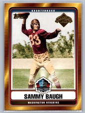 Sammy Baugh 2006 Topps Hall of Fame Tribute #HOFT-SB