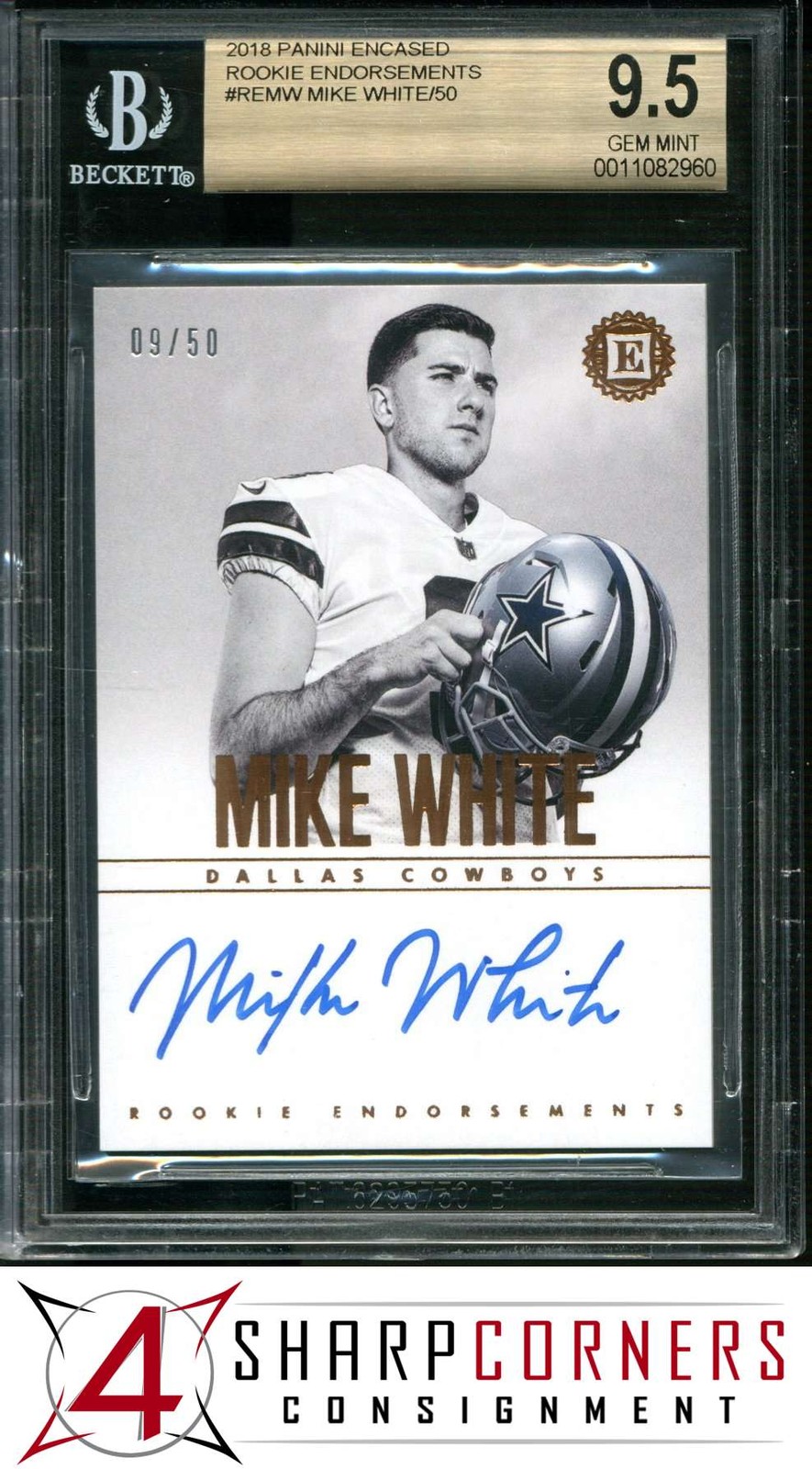 Mike White Panini Illusions Rookie Endorsements #REMW Red