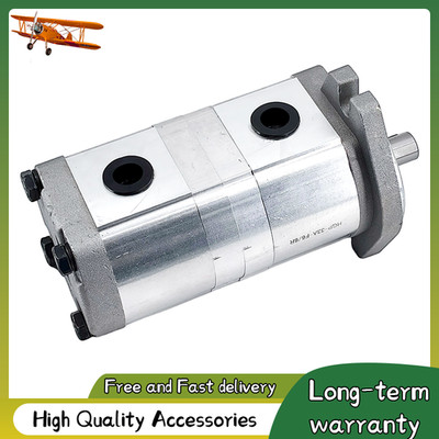 HGP-33A-F6/6R Hydraulic Tandem Double Gear Pump 17.46mmd Shaft Replacement