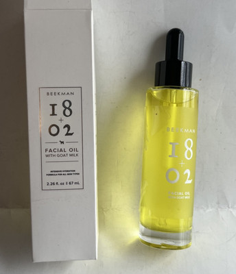 Beekman 1802 Facial Oil With Goat Milk Intensive Hydration 2.26 FL OZ 67ml. READ