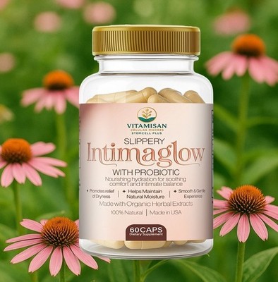 Probiotics for Women's Digestive Health Elm Slippery Ulmus rubra 60 capsules USA