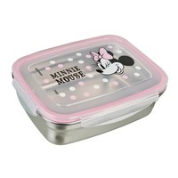 Disney Minnie Mouse Lunchbox Edelstahl Brotdose 17 X 12,5 X 6 Cm Snackbox