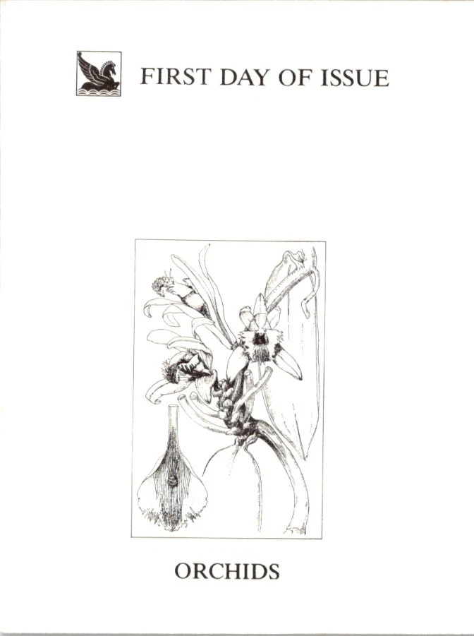 USPS Scott 2077 FDC Orchid Flower Yellow Lady Slipper Readers Digest c1984 - Image 2 of 4