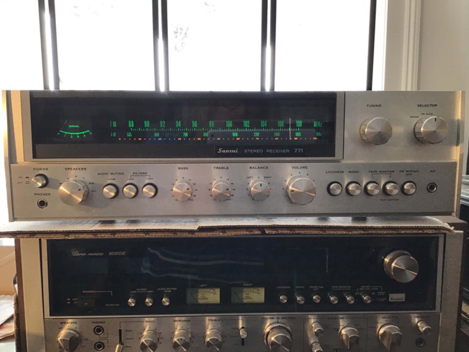 Sansui sr-727 vintage audio equipment - eBay listing photo 1