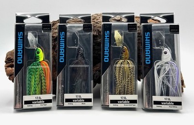 Shimano Yasei Chit Chat Chatter 17g Sinking Chatterbait BKK Haken Bladed Jig DA