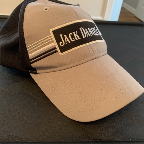 Jack Daniels Whiskey Strapback Adjustable Hat Raised Embroidered Black Party - Picture 6 of 11