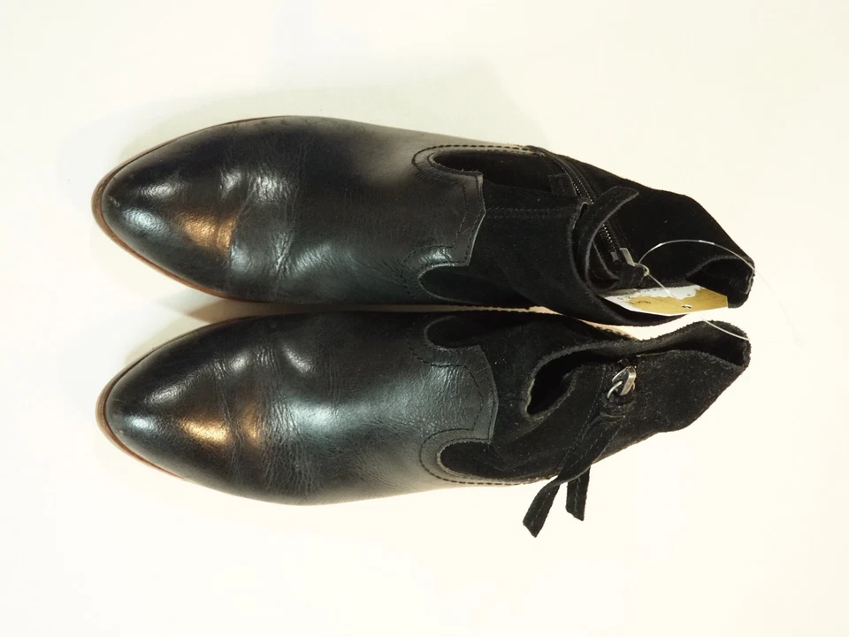 Botines estilo occidental Frye & Co "Rubie" de cuero negro punta en punta, talla 6,5 EE. UU. Foto 4 de 4