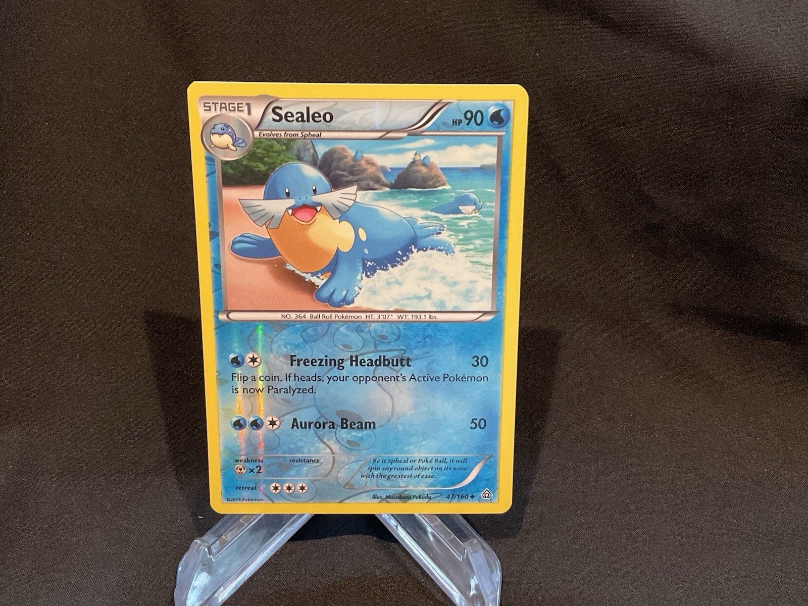 Pokémon Sealeo 47/160 XY Primal Clash Reverse Holo Stage 1 - NM