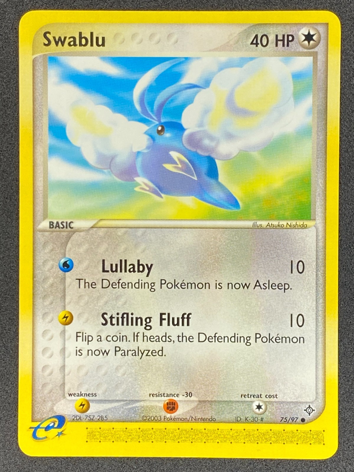 Pokémon Swablu 75/97 DR EX Dragon NM