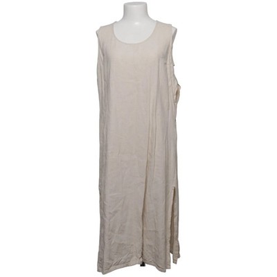 Wica, Kleid, Größe: L, Beige, Leinen/Viskose, Einfarbig, Damen #nkb