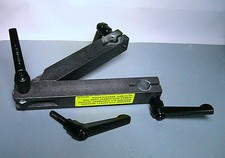 Used Jotto Desk Articulated Swing Arm Mount Bracket With 4 New Ratchet Bolts