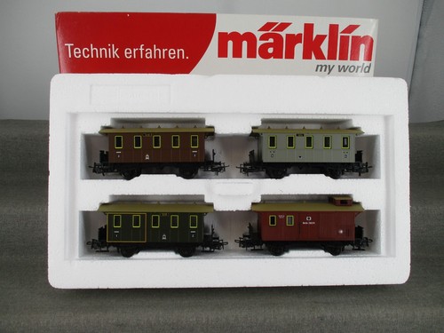 Märklin Spur H0 4035 Personenwagen Set "Preußen" 4.-teilig in OVP2