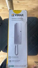 Vimar Universal Wired Audio Entryphone Intercom Handset Surface Mount White
