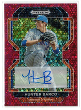 2022 Panini Prizm Draft Picks RED RC AUTO Hunter Barco! Rookie! Autograph! /99