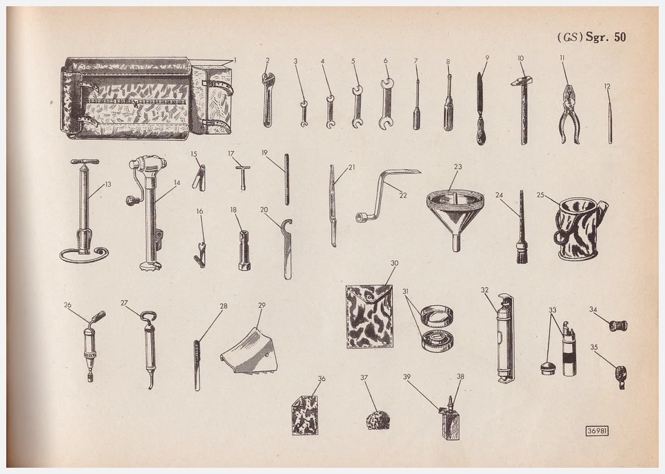  FIAT 1100 103/D – CATALOGO originale PARTI DI RICAMBIO 1958! - Immagine 2 di 3