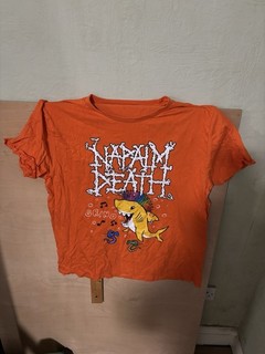 Napalm Death Fastcore Feeding Frenzy XL Shirt Orange