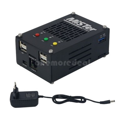 MiSTer Game Console+Cyclone V SoC FPGA Development Board Metal Enclosure 32GB TF