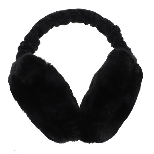 Black Ear Warmers Foldable Earmuffs for Hiking Skiing Biking - Bild 11 von 12