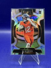 2025 Select RJ Harvey Concourse Level Silver Holo RC, #10, Denver Broncos