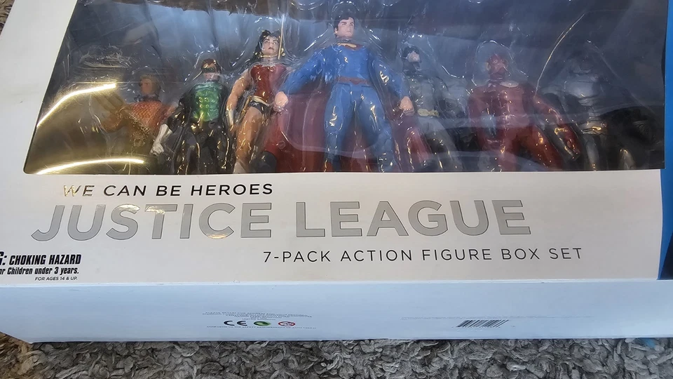 Paquete de 7 figuras de acción Justice League We Can be Heroes DC coleccionables SELLADAS Foto 3 de 4