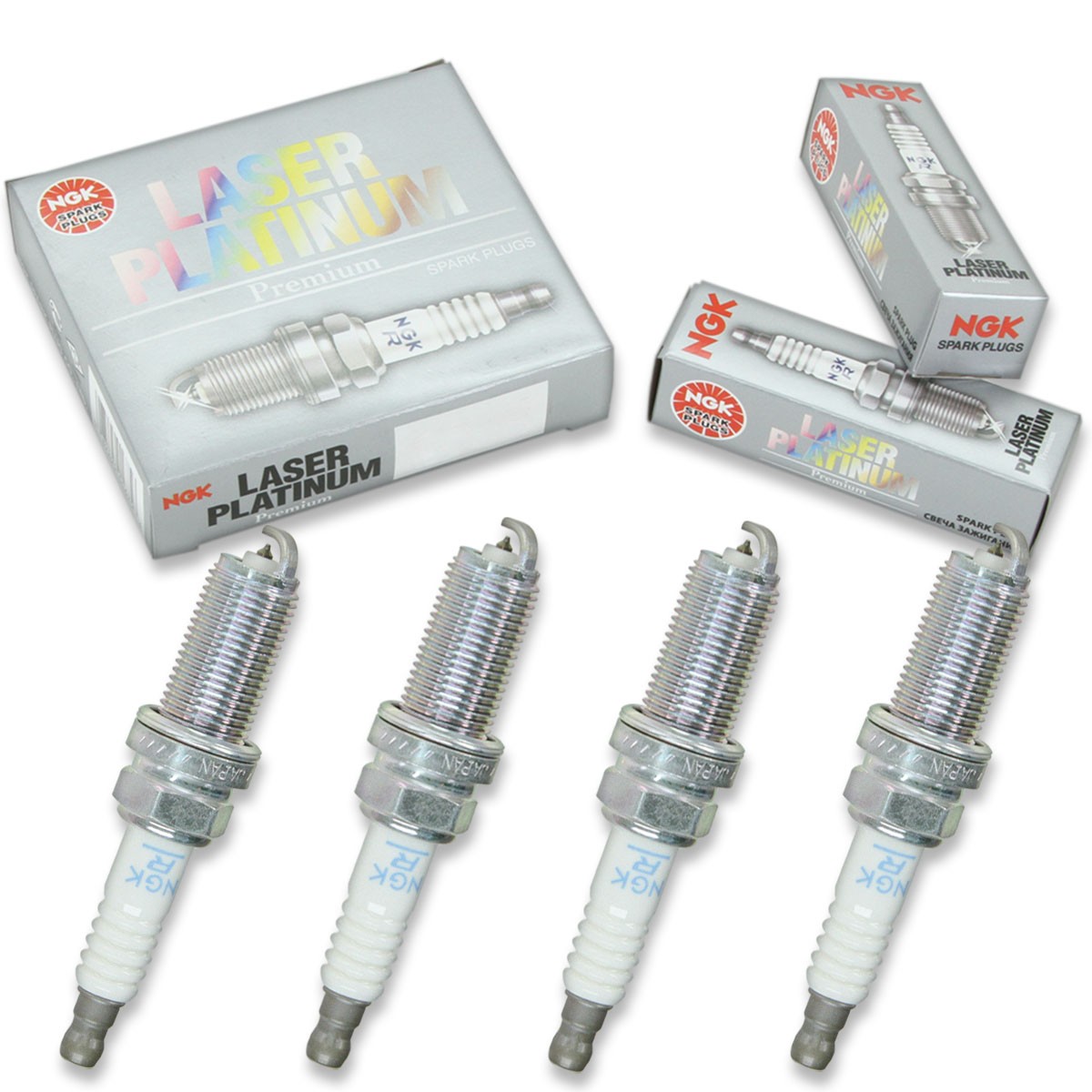 4 pc NGK 6240 PLFR5A-11 Laser Platinum Spark Plugs for VR8NII35U SK16HR11 kn