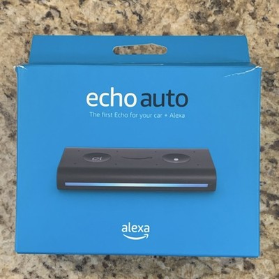Amazon Echo Auto Smart Speaker Alexa Compatible Bluetooth Wi-Fi Voice Search