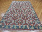 Turkish Oushak Rug,Modern Multicolored Handmade Bohemian Rug 5x8 Ft — photo 4
