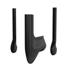 PFSCPT2S P-Trap & Set of Soft Supply Covers - Black