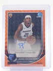 2025 Topps Signature Jahmai Mashack Orange (RAW)