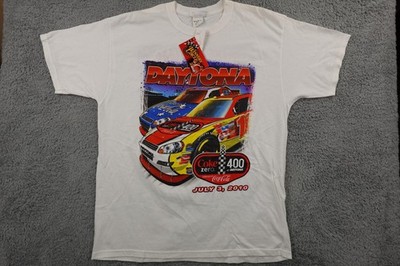 Daytona Coke Zero 400 Shirt Mens XL White NASCAR Auto Racing 2010 Coca-Cola Tee