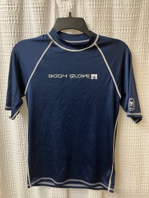 Body Glove Men Black Short-Sleeve Rash Guard UVA Sun Protection