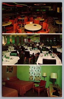 Del Mar Hotel, Restaurant, Cocktail Lounge, Sault Ste. Marie, MI. Postcard TS168