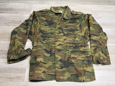 NSF Clothing Made in USA Womens Camo Field Jacket 100% Cotton Petite Military