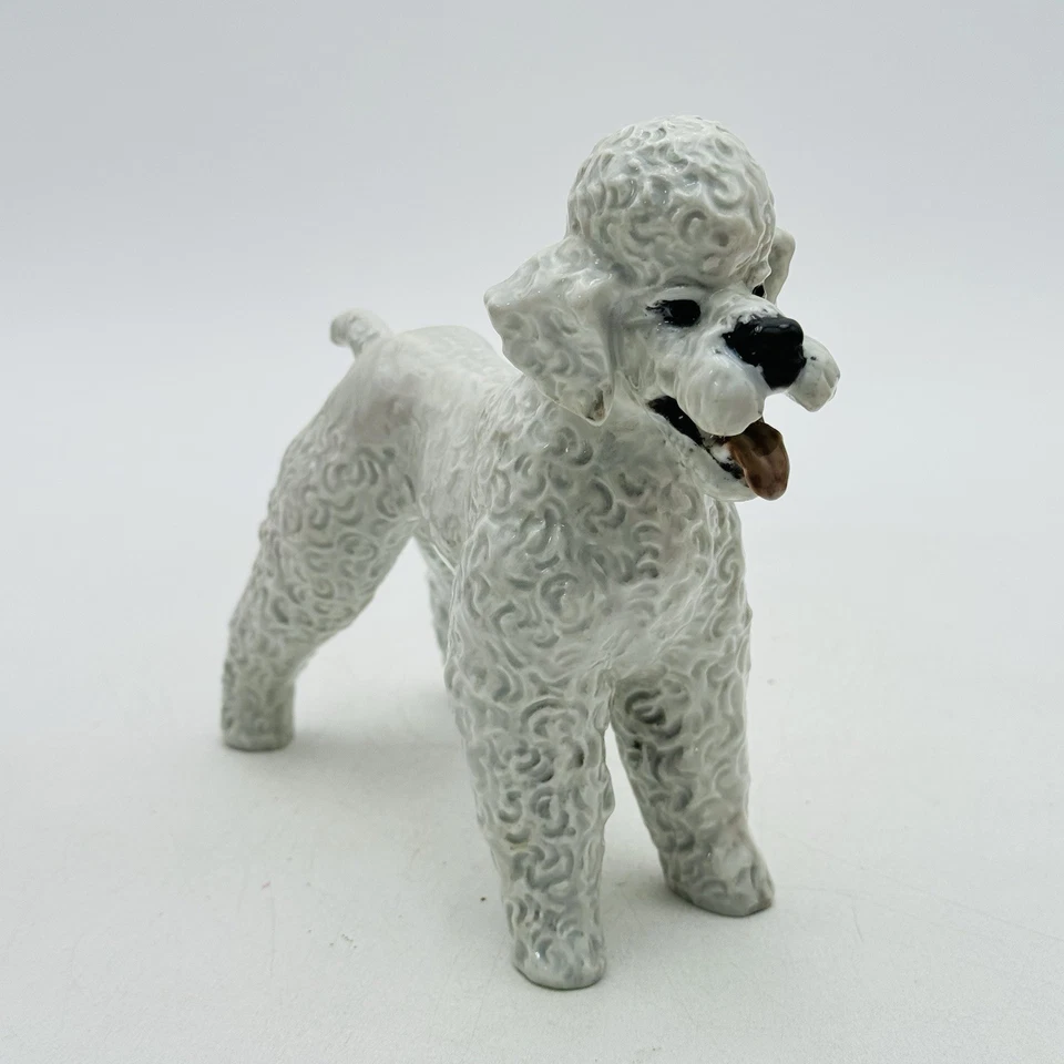 Figura de porcelana Rosenthal Poodle perro Heidenreich profesor Alemania Art Deco Foto 4 de 4