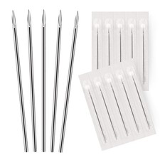 BodyJ4You 10PC 16G Piercing Needles Sterile Disposable Surgical Stainless Steel