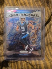 2024 Panini Prizm Football #14 Bryce Young Fireworks Silver Prizm