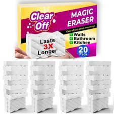 20 Pack Upgraded Magic Sponge Eraser Extra Large Super Powerful - Melamine Sp...