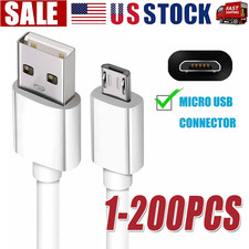 3/6ft Micro USB Fast Charging Cable Cord For Samsung Android Phone Charger LOT