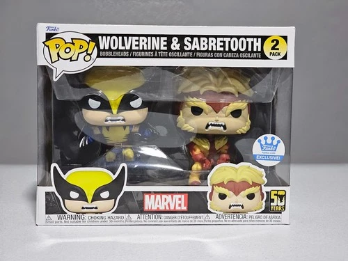 Funko Pop! Vinyl: Marvel - Wolverine & Sabretooth 2-Pack - Funko (Exclusive)