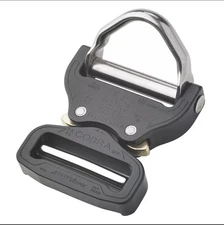 AustriAlpin D Ring Cobra 45mm Buckle (Black) Military, Safety. FX45 MV