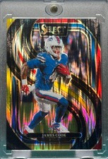 JAMES COOK RARE SHOCK REFRACTOR PRIZM INVESTMENT CARD BILLS MINT