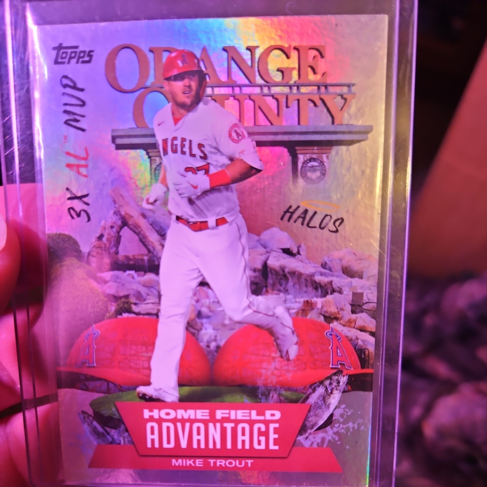 2022 Topps Mike Trout Home Field Advantage Case Hit #HA-5 Angels