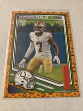 2025 Score A Treat Football Pumpkin #147 Charvarius Ward Colts