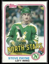 1981-82 Topps Steve Payne Minnesota North Stars #110